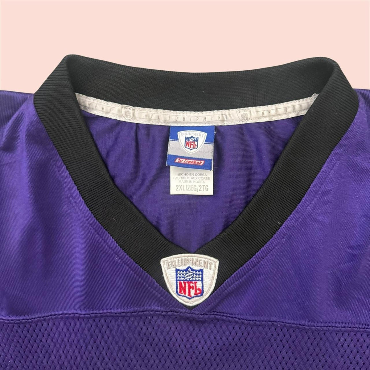 Vintage 00s NFL Reebok Baltimore Ravens Jeff Blake Football Jersey Mens 2XL