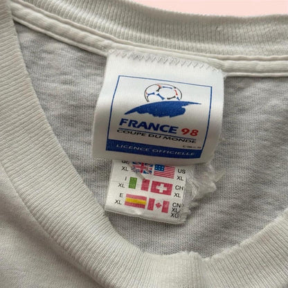 Vintage 1998 World Cup France Soccer Shirt Mens XL