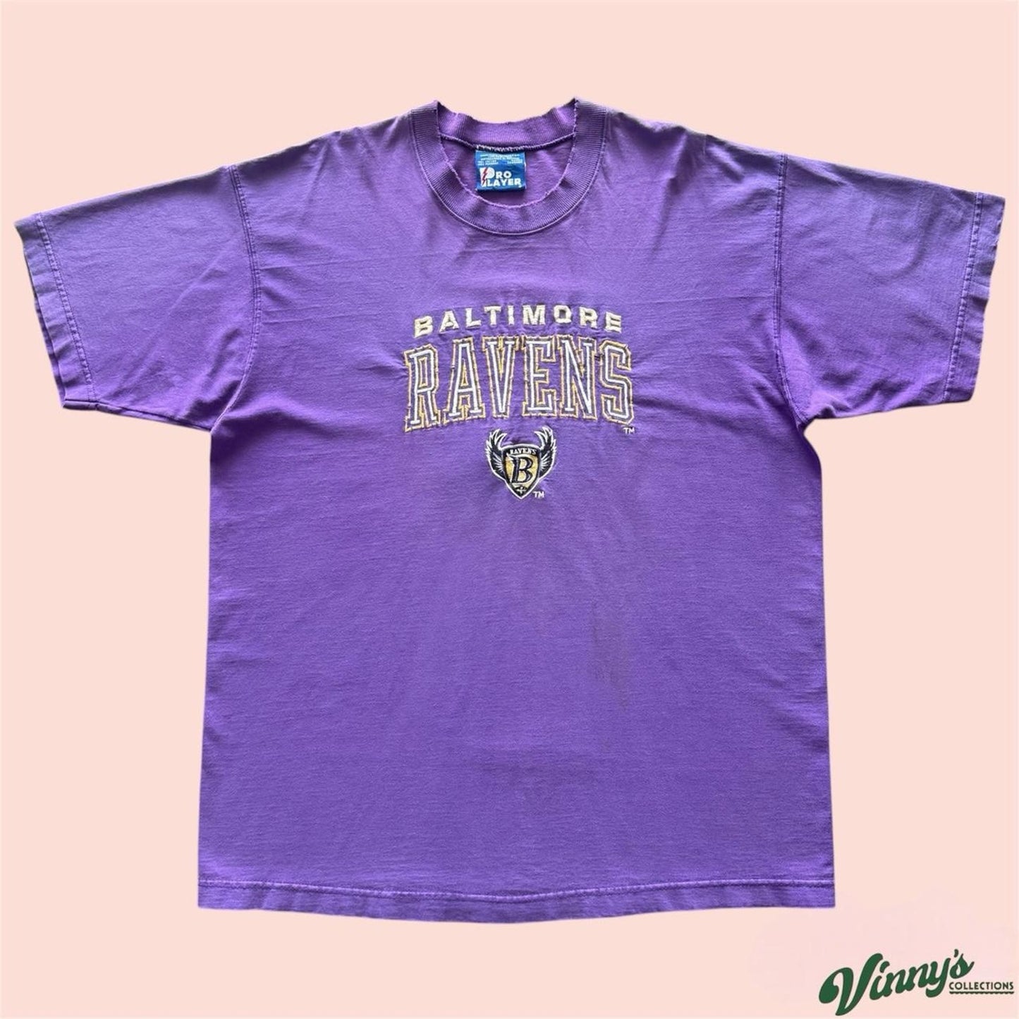 Vintage 90s Pro Player NFL Baltimore Ravens Football Shirt Mens XL