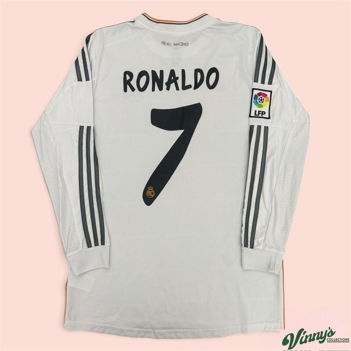 Adidas 2013/14 Real Madrid Cristiano Ronaldo LS Soccer Jersey Kit Mens Medium