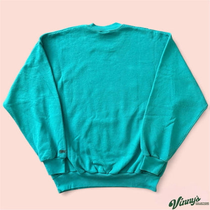 Vintage Bike 1994 NFL Miami Dolphins Football Crewneck Sweatshirt Mens XL