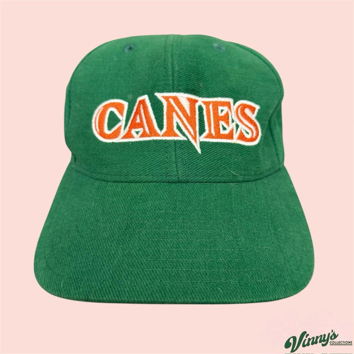 Vintage 90s Nike Miami Hurricanes College Snapback Hat