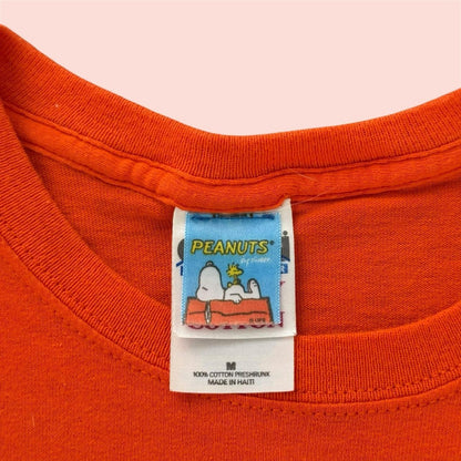 Vintage Peanuts Snoopy You Drive Me Batty Halloween Shirt Mens Medium