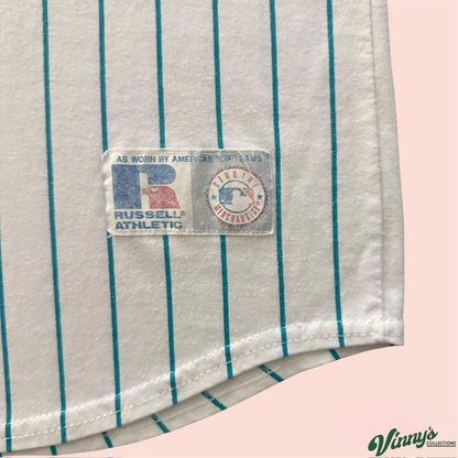 Vintage 90s Russell Athletic MLB Florida Marlins Baseball Jersey Mens Large