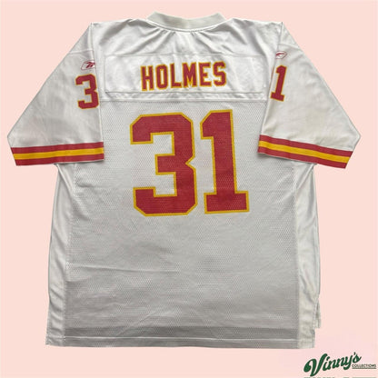 Vintage 00s Reebok Kansas City Chiefs Priest Holmes Football Jersey Mens XL