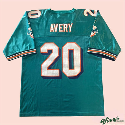 Vintage 90s Starter NFL Miami Dolphins John Avery Football Jersey Mens 52 XL