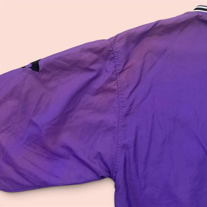Vintage 90s  Kansas State Wildcats College Sweater Jacket Mens Large