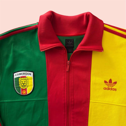 Vintage Adidas Cameroon Soccer Track Jacket Sweater Mens XL