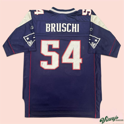Vintage Reebok New England Patriots Teddy Bruschi Football Jersey Mens Medium