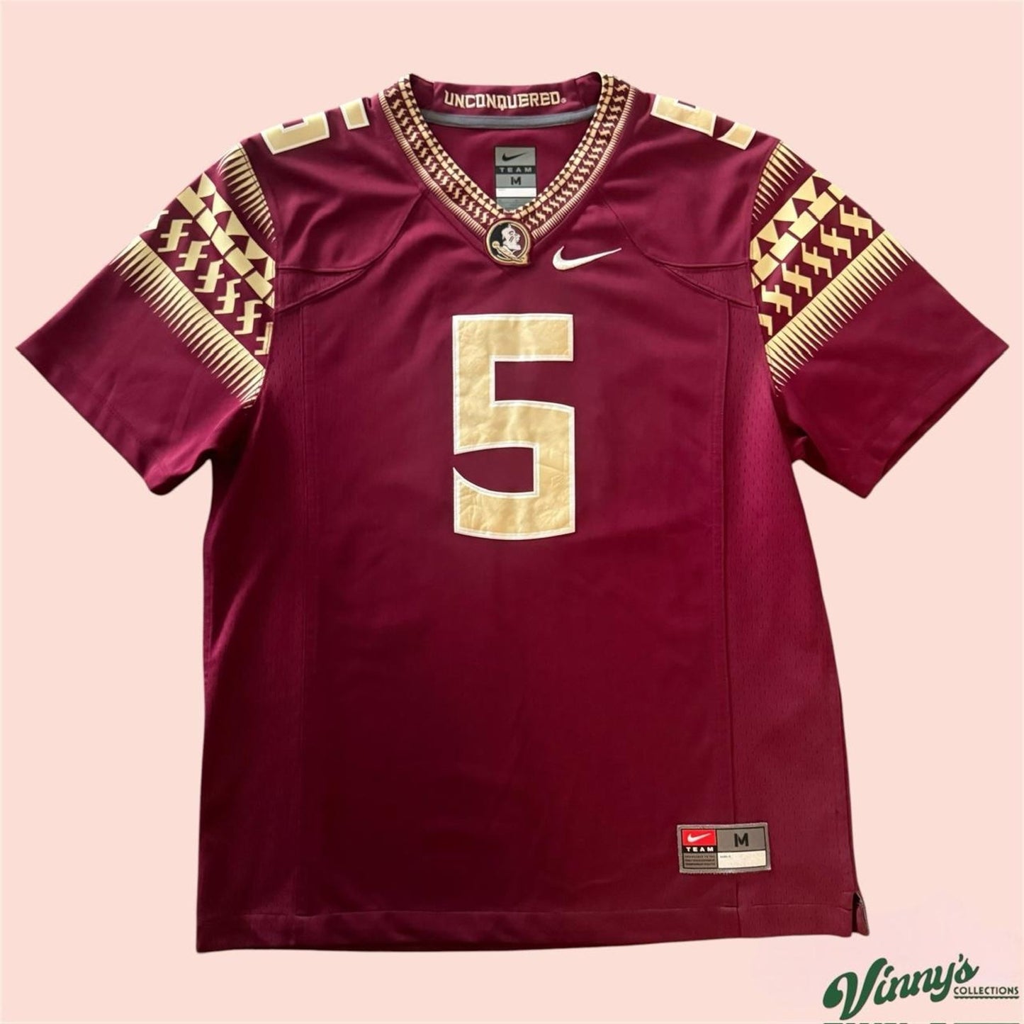 Nike Florida State Seminoles Jameis Winston College Football Jersey Mens Medium