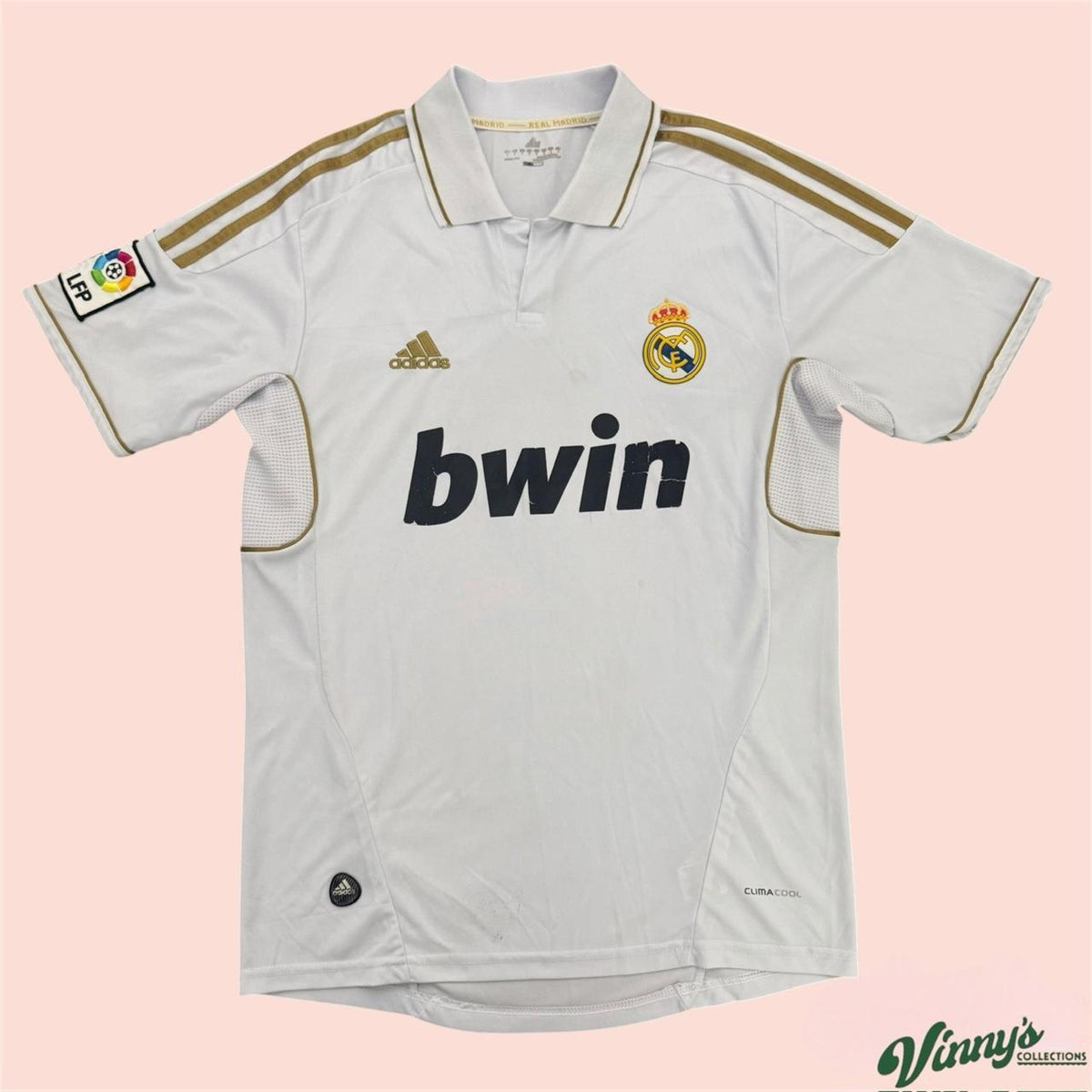 Vintage Adidas 2011 Real Madrid Cristiano Ronaldo Soccer Jersey Mens Small