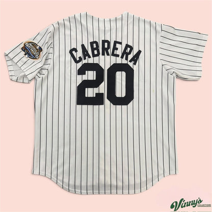 Vintage Majestic Florida Marlins 2003 World Series Miguel Cabrera Jersey Mens XL