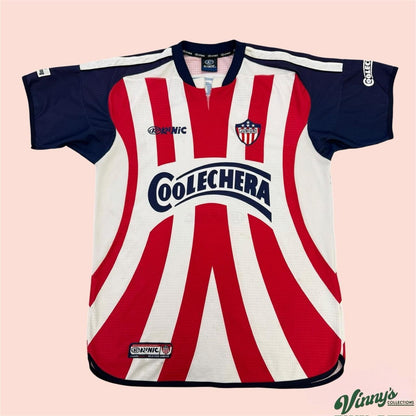 Vintage 00s Y2K Runic Junior FC Barranquilla Soccer Jersey Mens Large