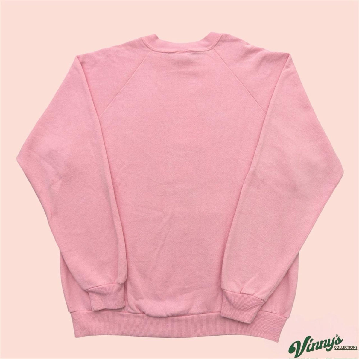 Vintage 90s Jerzees Pink Disney Mickey Mouse Crewneck Sweater Mens Large