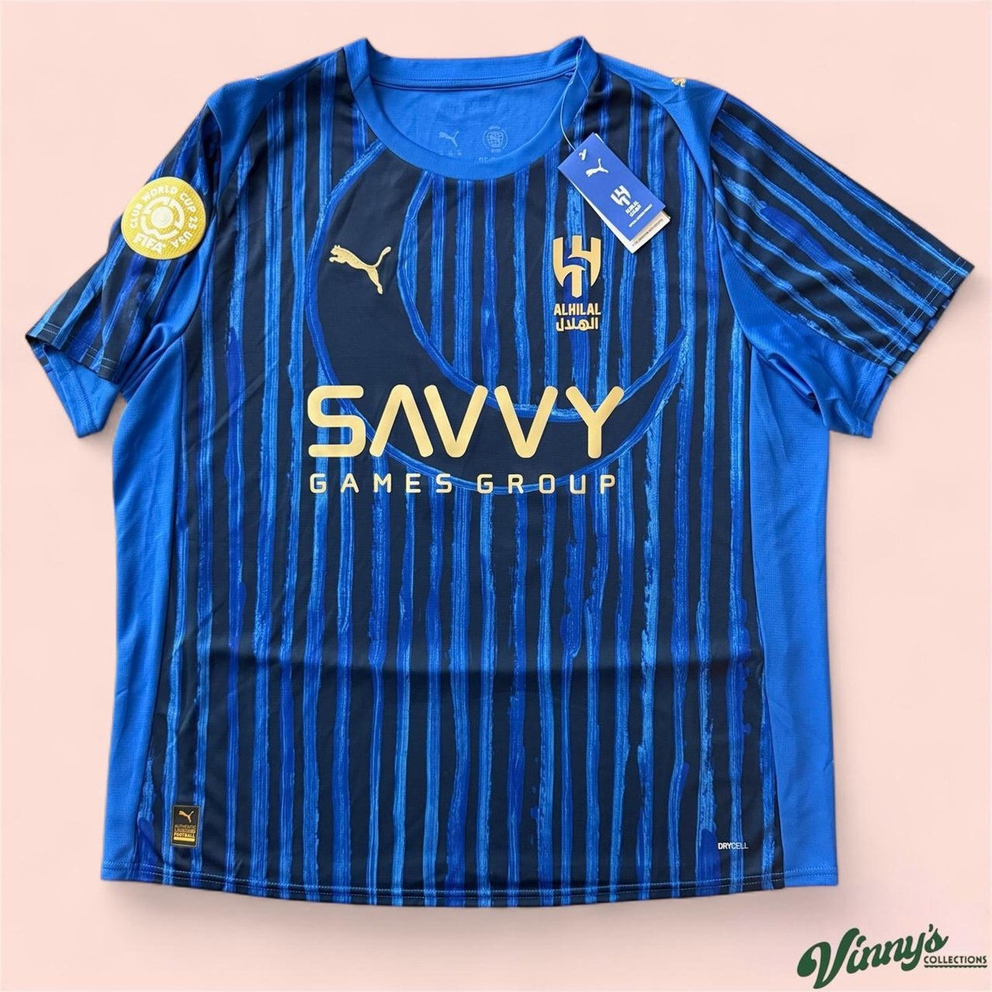 NWT 2025/26 Puma Kid Super Al Hilal Yassine Soccer Jersey Kit Mens 2XL