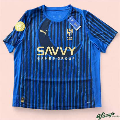 NWT 2025/26 Puma Kid Super Al Hilal Yassine Soccer Jersey Kit Mens 2XL