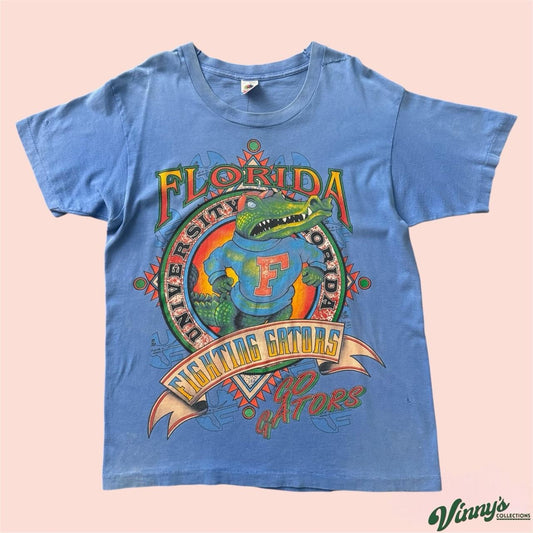 Vintage Fruit of the Loom NCAA Florida Gators 3D College Shirt Mens Large