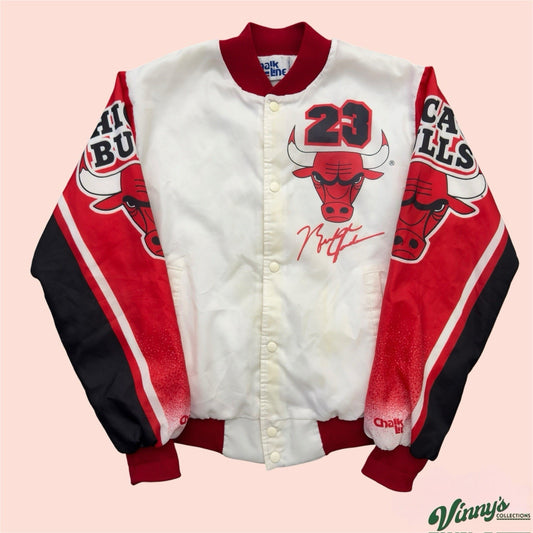 Vintage ChalkLine Chicago Bulls Michael Jordan Basketball Jacket Mens Medium