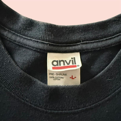 Vintage 2003 Anvil Red Bar Neil Young Crazy Horse Tour Shirt Mens Large