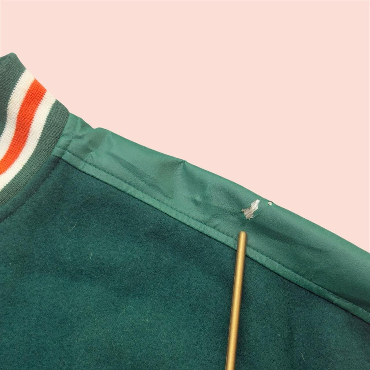 Vintage 00s Steve & Barry’s Miami Hurricanes College Varsity Jacket Mens 2XL