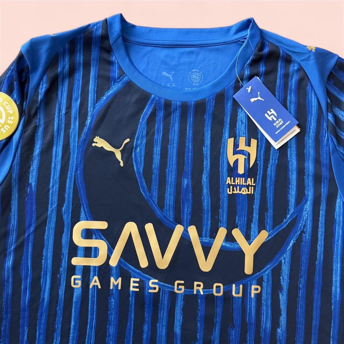 NWT 2025/26 Puma Kid Super Al Hilal Yassine Soccer Jersey Kit Mens 2XL