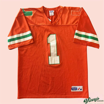 Vintage 90s Majestic Miami Hurricanes College Football Jersey Mens 2XL
