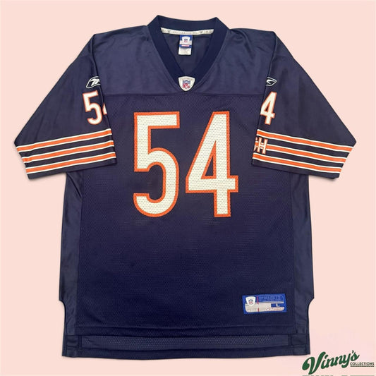 Vintage 00s NFL Reebok Chicago Bears Brian Urlacher Football Jersey Mens Large