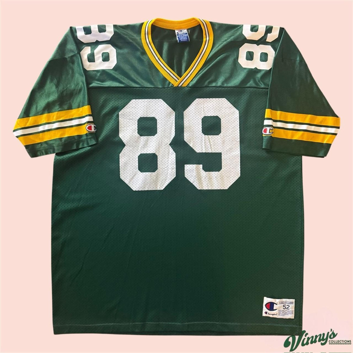 Vintage 90s Champion Green Bay Packers Mark Chmura Football Jersey Mens 2XL