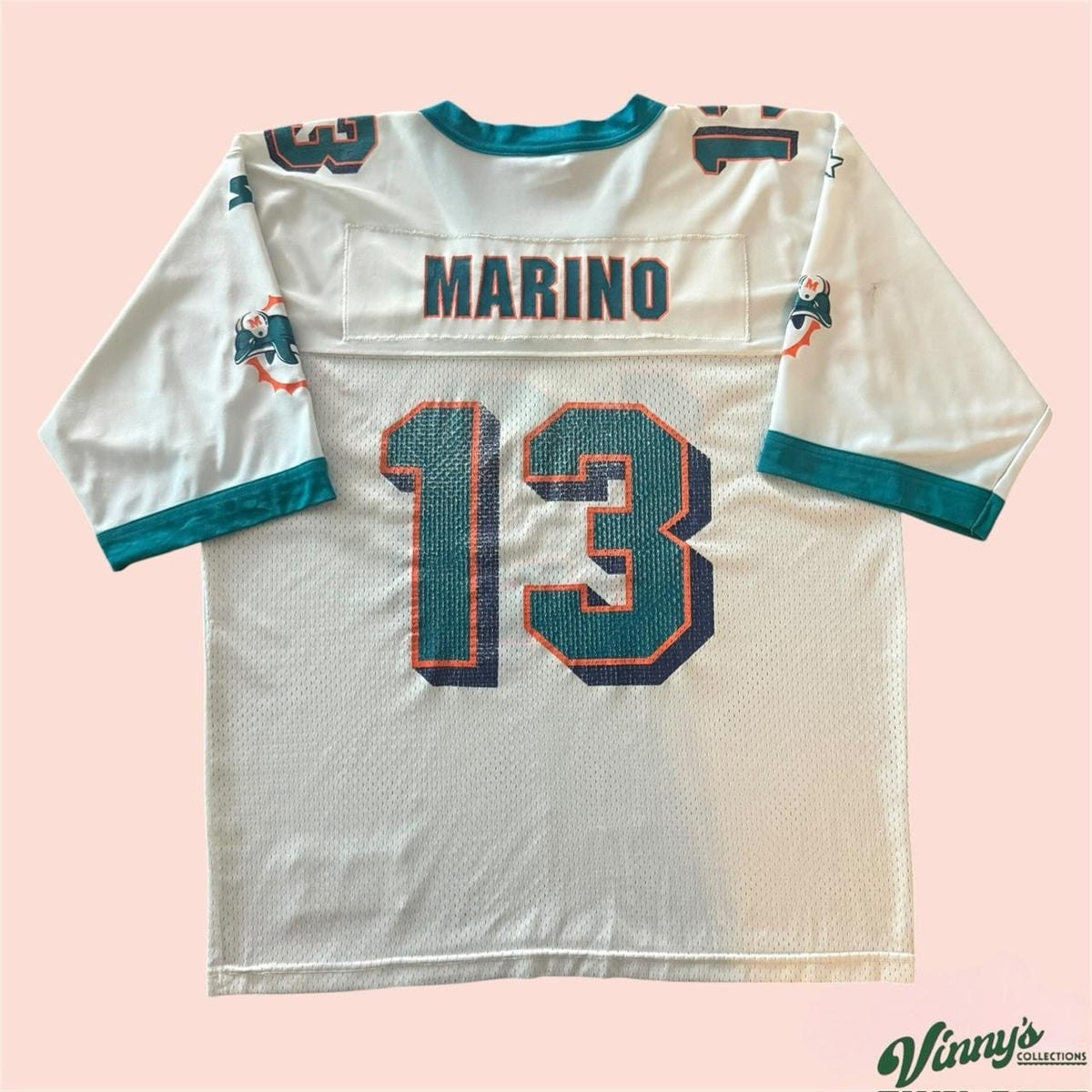 Vintage 90s Starter NFL Miami Dolphins Dan Marino Football Jersey Mens 48 Large