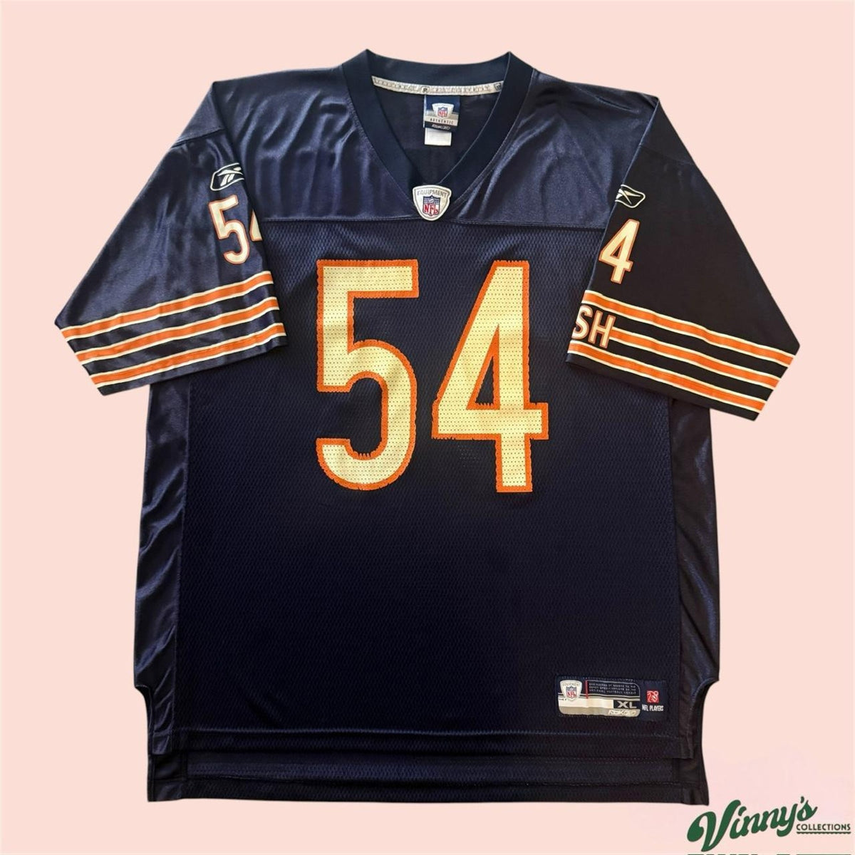 Vintage 00s Reebok NFL Chicago Bears Brian Urlacher Football Jersey Mens XL