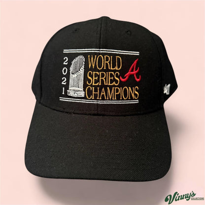 47 Brand 2021 MLB Atlanta Braves World Series Champions Baseball Cap Hat