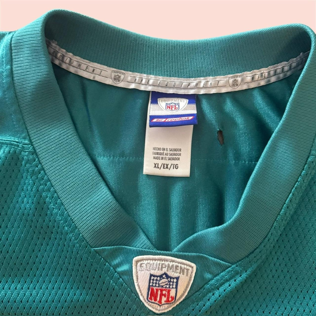 Vintage 00s NFL Reebok Miami Dolphins Zach Thomas Football Jersey Mens XL