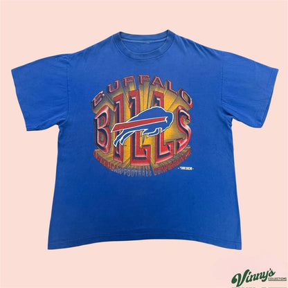 Vintage 90s Trench NFL Buffalo Bills Football Shirt Mens XL