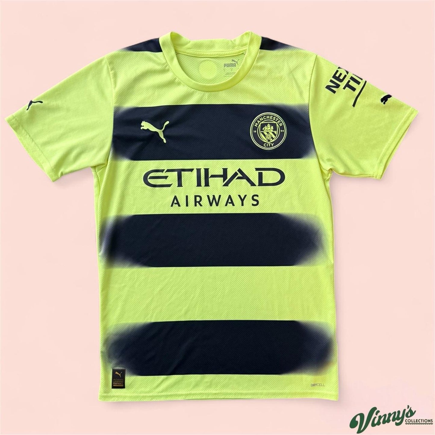 Puma 2022/23 Manchester City Soccer Third Jersey Kit Mens Small