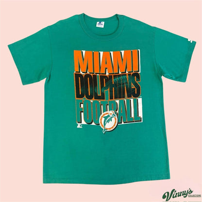 Vintage 90s Starter NFL Miami Dolphins Football Shirt Mens XL