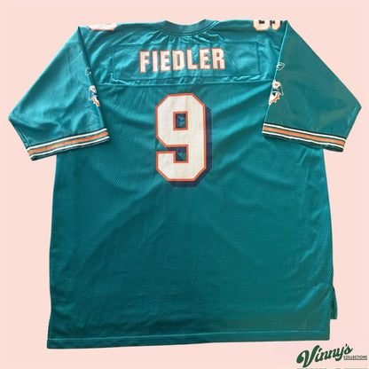 Vintage 00s Reebok NFL Miami Dolphins Jay Fiedler Football Jersey Mens 2XL