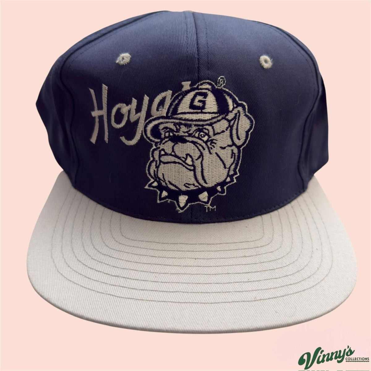 Vintage 90s Pioneer Industries Georgetown Hoyas College Snapback Hat