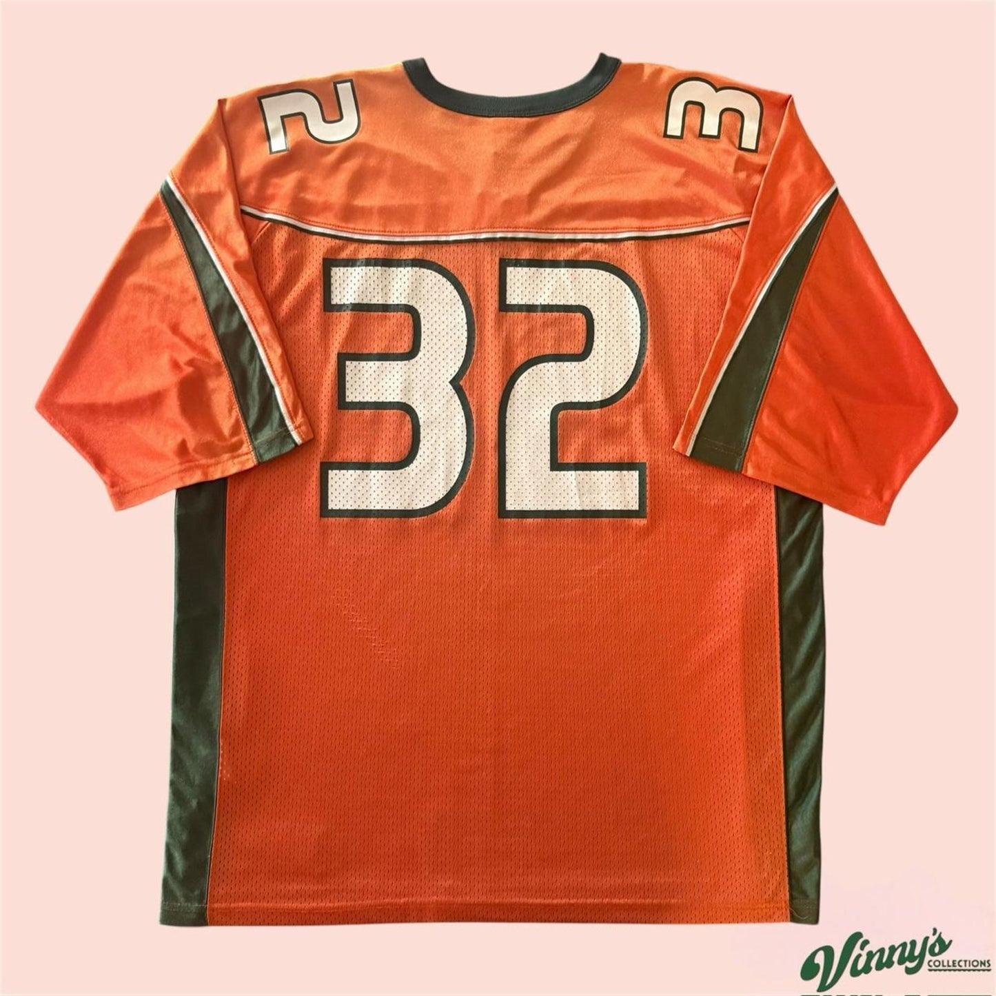 Vintage Nike Miami Hurricanes Frank Gore College Football Jersey Mens 2XL