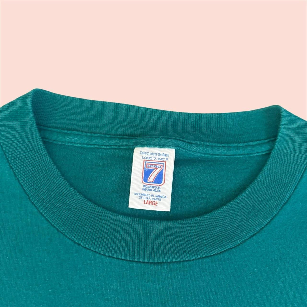Vintage 90s Logo 7 NFL Miami Dolphins Football Shirt Mens Large
