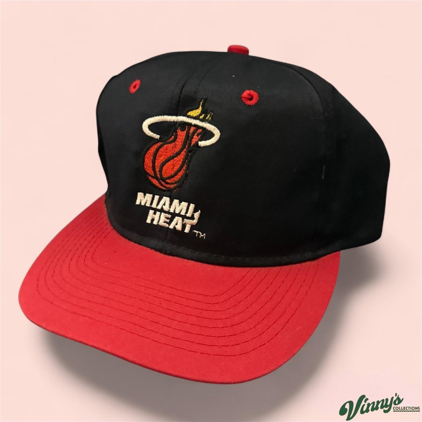 Vintage 90s AJD NBA Miami Heat Basketball Snapback Hat