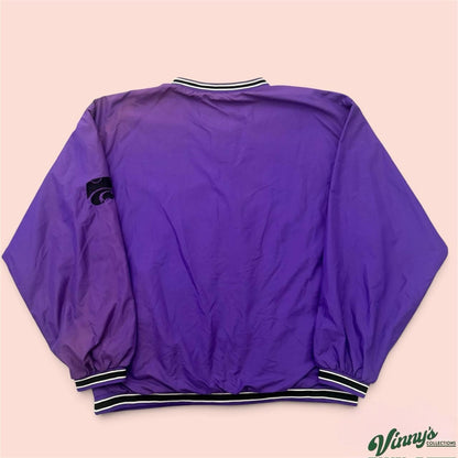 Vintage 90s  Kansas State Wildcats College Sweater Jacket Mens Large