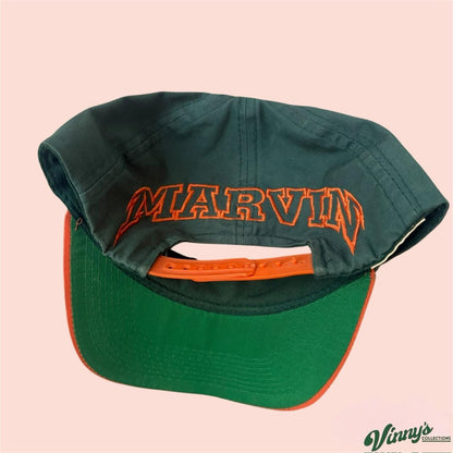 Vintage 90s Looney Tunes Marvin the Martian Snapback Hat